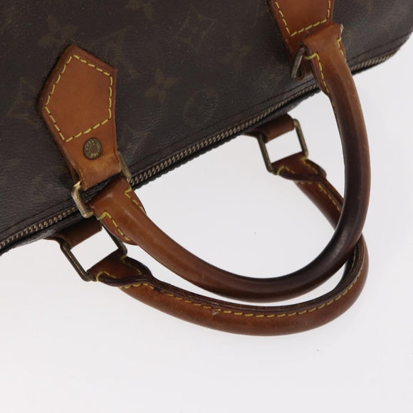 LOUIS VUITTON Monogram Speedy 30 Hand Bag M41526 LV Auth ka038