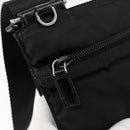 PRADA Shoulder Bag Nylon Black Silver Auth ka039-19