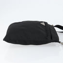 PRADA Shoulder Bag Nylon Black Silver Auth ka039-3