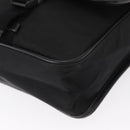 PRADA Shoulder Bag Nylon Black Silver Auth ka045-15