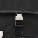 PRADA Shoulder Bag Nylon Black Silver Auth ka045-18