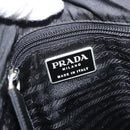 PRADA Shoulder Bag Nylon Black Silver Auth ka045-19