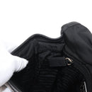PRADA Shoulder Bag Nylon Black Silver Auth ka045-21