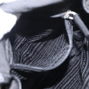 PRADA Shoulder Bag Nylon Black Silver Auth ka045-23