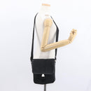 PRADA Shoulder Bag Nylon Black Silver Auth ka045-24