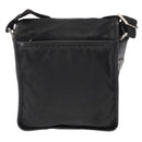 PRADA Shoulder Bag Nylon Black Silver Auth ka045-2