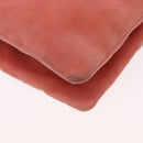 CHANEL Choco Bar Line Chain Shoulder Bag Suede Pink CC Auth ka046-14