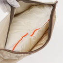 HERMES Cushion Canvas Beige Auth ka047-13