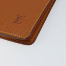 LOUIS VUITTON Epi Serviette Conseiller Zipangu Gold M54428 LV Auth ka051-15