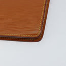 LOUIS VUITTON Epi Serviette Conseiller Zipangu Gold M54428 LV Auth ka051-17