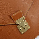 LOUIS VUITTON Epi Serviette Conseiller Zipangu Gold M54428 LV Auth ka051-19