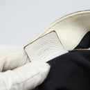 GUCCI Shoulder Bag Leather White Gold 154392 Auth ka056-22