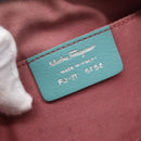 Salvatore Ferragamo Shoulder Bag Nylon 2way Light Blue Silver Auth ka057V-17