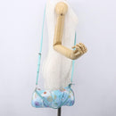 Salvatore Ferragamo Shoulder Bag Nylon 2way Light Blue Silver Auth ka057V-22