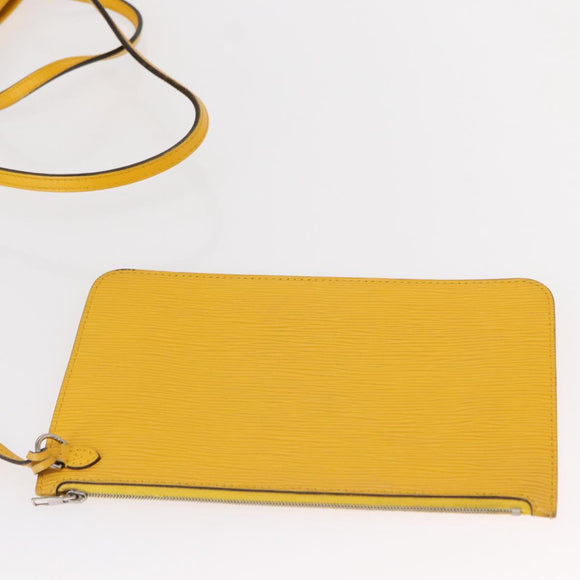 LOUIS VUITTON Epi Neverfull MM Tote Bag Yellow Pistachian M40956 LV Auth ka058