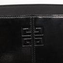 GIVENCHY Hand Bag Leather Black Silver Auth ka060-17