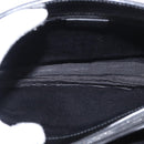 GIVENCHY Hand Bag Leather Black Silver Auth ka060-10