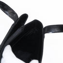 GIVENCHY Hand Bag Leather Black Silver Auth ka060-23