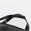 GIVENCHY Hand Bag Leather Black Silver Auth ka060-8