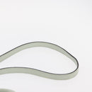 CELINE Luggage Nano Shopper Hand Bag Leather 2way Light Blue Silver Auth ka062-15