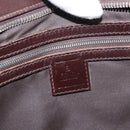 FENDI Zucca Canvas Hand Bag Black Brown Silver Auth ka063-18