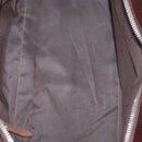 FENDI Zucca Canvas Hand Bag Black Brown Silver Auth ka063-11