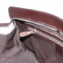 FENDI Zucca Canvas Hand Bag Black Brown Silver Auth ka063-21