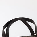 FENDI Zucca Canvas Hand Bag Black Brown Silver Auth ka063-14