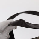 FENDI Zucca Canvas Hand Bag Black Brown Silver Auth ka063-8