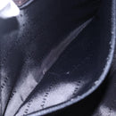 BURBERRY Nova Check Hand Bag Canvas Leather Beige Silver Auth ka065-20