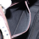 BURBERRY Nova Check Shoulder Bag Canvas Beige Silver Auth ka066-19