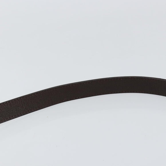 BURBERRY Nova Check Shoulder Bag Canvas Beige Silver Auth ka066