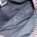 FENDI Zucchino Canvas Hand Bag Black Brown Auth ka067-11