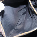 FENDI Zucchino Canvas Hand Bag Black Brown Auth ka067-23