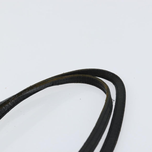 FENDI Zucchino Canvas Hand Bag Black Brown Auth ka067