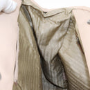 PRADA Shoulder Bag Leather Beige Silver Auth ka071-19