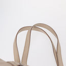 PRADA Shoulder Bag Leather Beige Silver Auth ka071-8