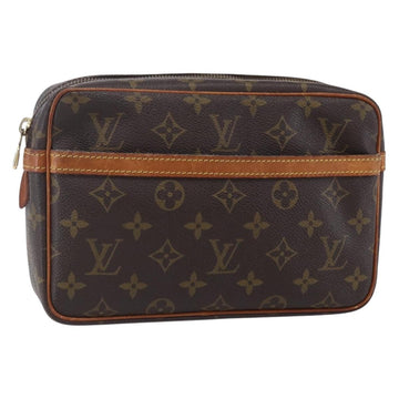 LOUIS VUITTON Monogram Compiegne 23 Clutch Bag M51847 LV Auth ka072