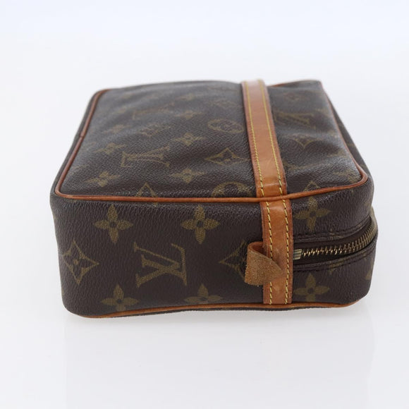 LOUIS VUITTON Monogram Compiegne 23 Clutch Bag M51847 LV Auth ka072