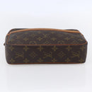LOUIS VUITTON Monogram Compiegne 23 Clutch Bag M51847 LV Auth ka072-6