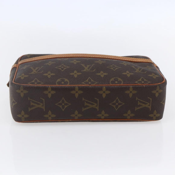LOUIS VUITTON Monogram Compiegne 23 Clutch Bag M51847 LV Auth ka072