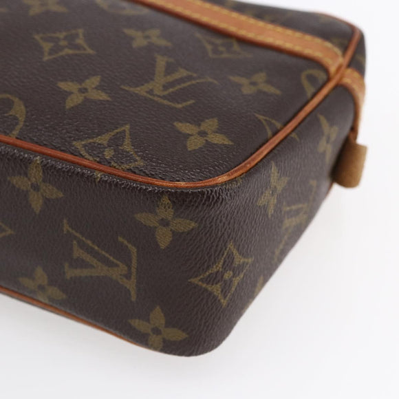 LOUIS VUITTON Monogram Compiegne 23 Clutch Bag M51847 LV Auth ka072