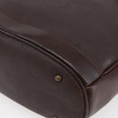Christian Dior Trotter Canvas Hand Bag PVC Brown Gold Auth ka074-15