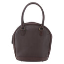 Christian Dior Trotter Canvas Hand Bag PVC Brown Gold Auth ka074-13