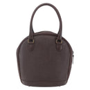 Christian Dior Trotter Canvas Hand Bag PVC Brown Gold Auth ka074-2