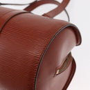 LOUIS VUITTON Epi Soufflot Hand Bag Brown M52223 LV Auth ka075-14