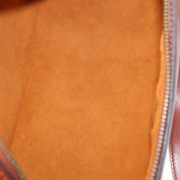 LOUIS VUITTON Epi Soufflot Hand Bag Brown M52223 LV Auth ka075