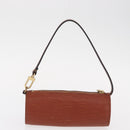 LOUIS VUITTON Epi Soufflot Hand Bag Brown M52223 LV Auth ka075-22