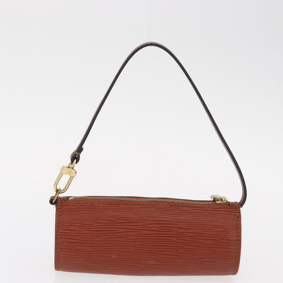 LOUIS VUITTON Epi Soufflot Hand Bag Brown M52223 LV Auth ka075