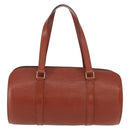 LOUIS VUITTON Epi Soufflot Hand Bag Brown M52223 LV Auth ka075-2